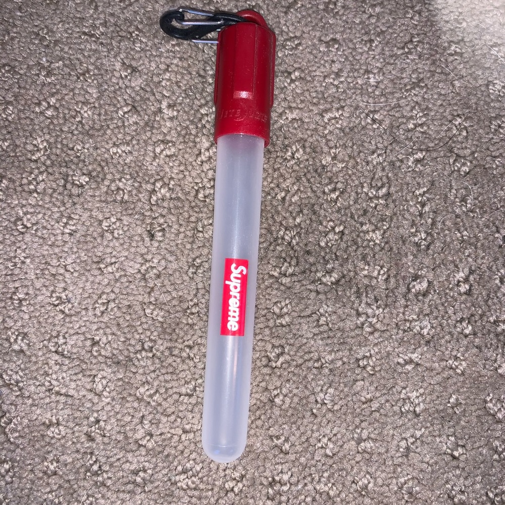Supreme Night Lite Keychain Red